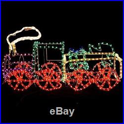 Outdoor Christmas Decoration Lights LED Santa Train Rope lights cool Xmas Gift