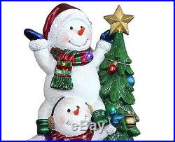 Outdoor Christmas Decoration Snowman Tree LED Lights Yard Decor Holiday Season