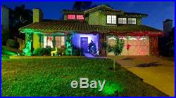 Outdoor Christmas Lights Laser Holiday Lighting Decoration Garden Tree Green Red