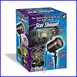 Outdoor Christmas Lights Star Shower Projector Garden LED Decorations Holiday