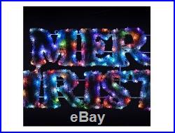 Outdoor Christmas Lights Vintage Colour Changing LED Decoration Display 1.5m NEW