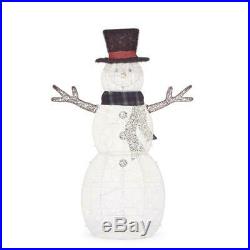 Outdoor Christmas Snowman 72 in. Life-Size LED Light Holiday Decorative