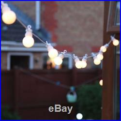Outdoor Festoon Lights Light Daisy Chain Set 24V String LED Bulbs Garden Indoor