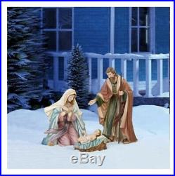 Outdoor Holy Family 4-piece Nativity Set, Christmas Holiday Decor