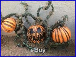 Outdoor Indoor Halloween Pumpkin Pile Scary Holiday Party Decor