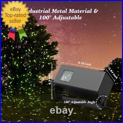 Outdoor Laser Lights Projector, 5 Color Motion Firefly Star Shower Laser Lights