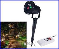 Outdoor Laser Lights Projector Landscape Red And Green Christmas Remote Holiday