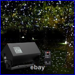 Outdoor Laser Lights Projector, White Laser Fairy Lights Projector, Christmas Sn