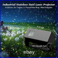 Outdoor Laser Lights Projector, White Laser Fairy Lights Projector, Christmas Sn