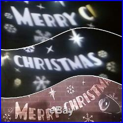Outdoor Moving Picture LED Image Projector/Laser Merry Christmas light/Wall