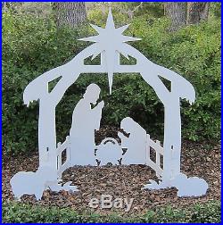 Outdoor Nativity Scene Holy Family Set Christmas Display Holiday Yard Decor