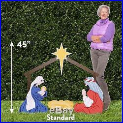 Outdoor Nativity Set Holy Family Christmas Yard Decor Large Scene Baby Jesus