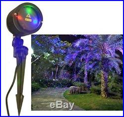 Outdoor RED Green Blue Laser Landscape Projector Light With Remote RGB LED