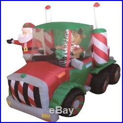 Outdoor Self Inflatable Xmas Decor Blow Up Large Santa Claus Truck Reindeer Kids