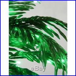 Outdoor Tropical Palm Tree 7' Tall LED Light Decoration Patio Deck Lighting