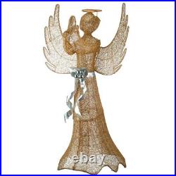 Outdoor Yard Lighted Christmas Praying Angel with LED Lights Xmas Decoration 53
