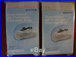 Oversize Clear Christmas Tree & Garland/Decor Storage BagsLOT of 2NEW