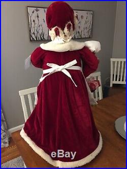 Oversized Mrs. Claus with Holiday Treats by Valerie Parr Hill