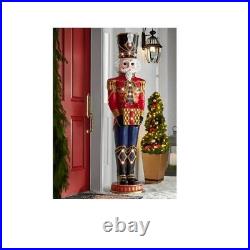 PAIR of Life-Size 6' Tall Pre-Lit LED Christmas Holiday Nutcracker Toy Soldiers
