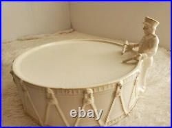 POTTERY BARN 12 Days of Christmas Drummer Boy Cake Stand / Plate