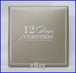 POTTERY BARN 12 Days of Christmas Salad Plates, SET OF 12, NEW IN BOX