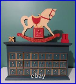 POTTERY BARN -New Chris Loves Julia 3D ROCKING HORSE Advent Calendar 18 High