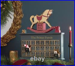POTTERY BARN -New Chris Loves Julia 3D ROCKING HORSE Advent Calendar 18 High