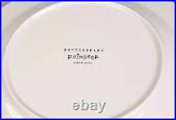 POTTERY BARN REINDEER Oval Platter, (8) Mugs, Sugar w Lid, Creamer ORIGINAL BOX