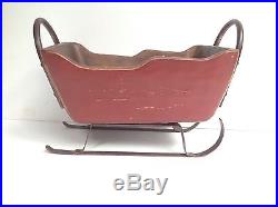 Pottery Barn Sleigh Serve Bowl Made Of Acacia Wood Xmas New Sold Out At Pb Rare
