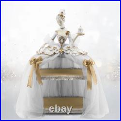 PRE-ORDER 36 White/Gold Marie Antoinette Cake Displayer Christmas Decor SHIPS