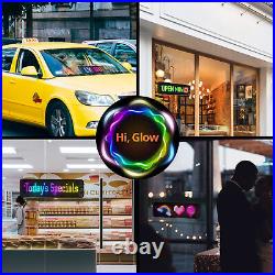 Pair 19 Programmable Car/ Home/ Shop Window Display LED Light Screen Signal