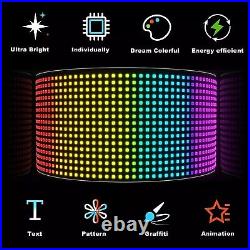 Pair 19 Programmable Car/ Home/ Shop Window Display LED Light Screen Signal