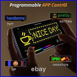 Pair 19 Programmable Car/ Home/ Shop Window Display LED Light Screen Signal