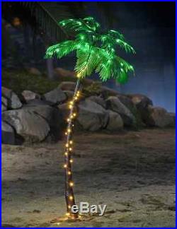 Palm Tree Christmas Tree Decorate Prelit White Energy Saving Home Beach Garden