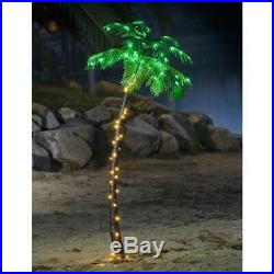 Palm Tree With Lights LED 7 Foot Party Patio Outdoor Garden Decor Poolside W