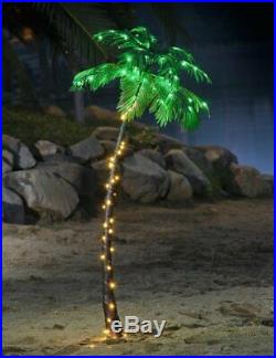 Palm Tree With Lights LED 7 Foot Party Patio Outdoor Garden Decor Poolside W