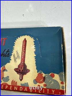 Paramount 5 Bubbling Lights with Box Raylite Electric Corp Christmas Santa Bulbs