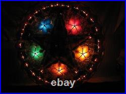 Parol Christmas Lantern Nativity Capiz Philippines 22 Tala Light Flashing Decor