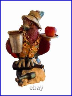Parrot Butler Vintage 3 Feet Tall Hawaiian Shirt Greeter