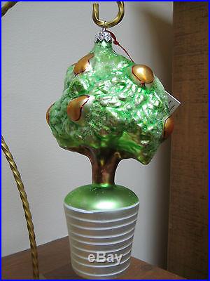 Partridge in Pear Tree 12 Days of Christimas Radko ornament new