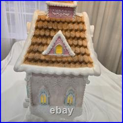 Pastel Colors Mansion, House Lights Up 26 Pink, Blue Rare Collectible