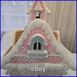 Pastel Colors Mansion, House Lights Up 26 Pink, Blue Rare Collectible