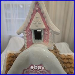 Pastel Colors Mansion, House Lights Up 26 Pink, Blue Rare Collectible