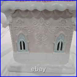 Pastel Colors Mansion, House Lights Up 26 Pink, Blue Rare Collectible