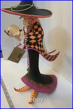 Patience Brewster Crystal Ball Witch Figure Fortune Teller Halloween 18 Read