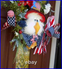 Patriotic Wreath, 4th Of July Wreath, Memorial Day