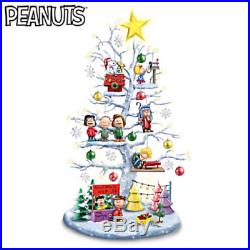 Peanuts Christmas Tabletop Tree Charlie Brown XMAS LED Illuminated Decoration