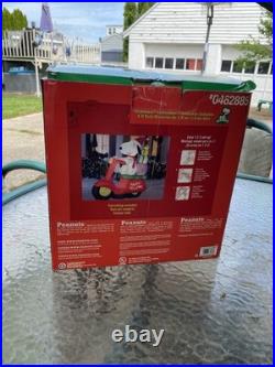 Peanuts Snoopy On Scooter 6′ Tall Airblown Light-Up Inflatable Discontinued