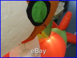Peanuts Snoopy Woodstock Airplane Gemmy Animated AirBlown Inflatable Christmas