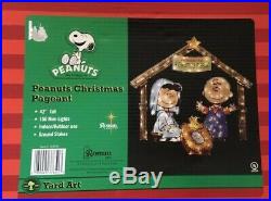 Peanuts Yard Art Peanuts Christmas Pageant By Roman Inc. 42 Pre-Lit 2008